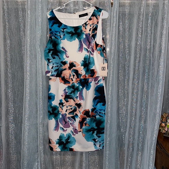 Ivanka Trump Dresses & Skirts - NWT Ivanka Trump Watercolor Dress, Sz 16